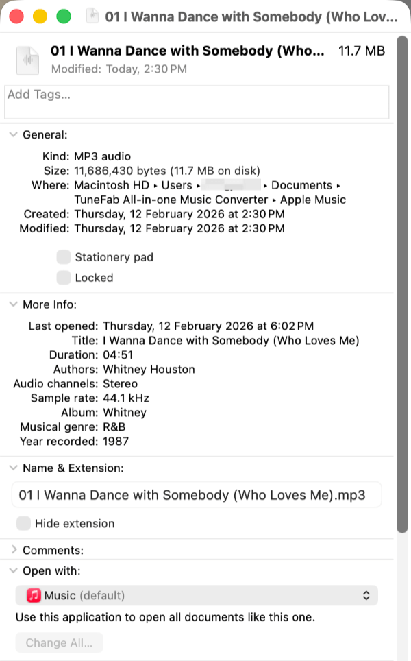 Quality Check of TuneFab Apple Music Downloads
