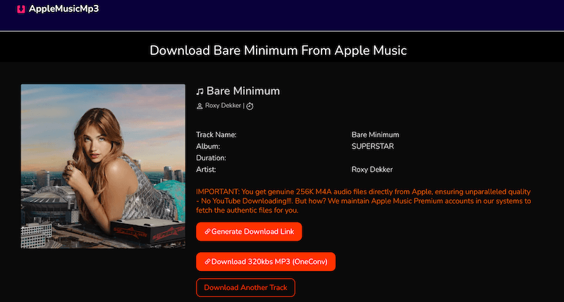 AAPLMusicDownloader startpagina