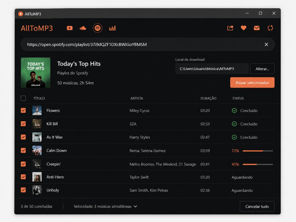 Tudo para MP3