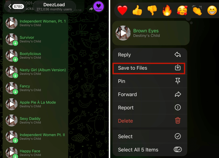 DeezLoad Telegram Bot Download Deezer Playlist