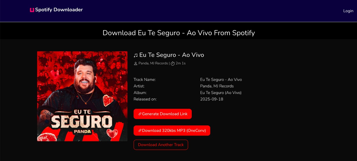 Baixe músicas do Spotify com SpotiSongDownloader