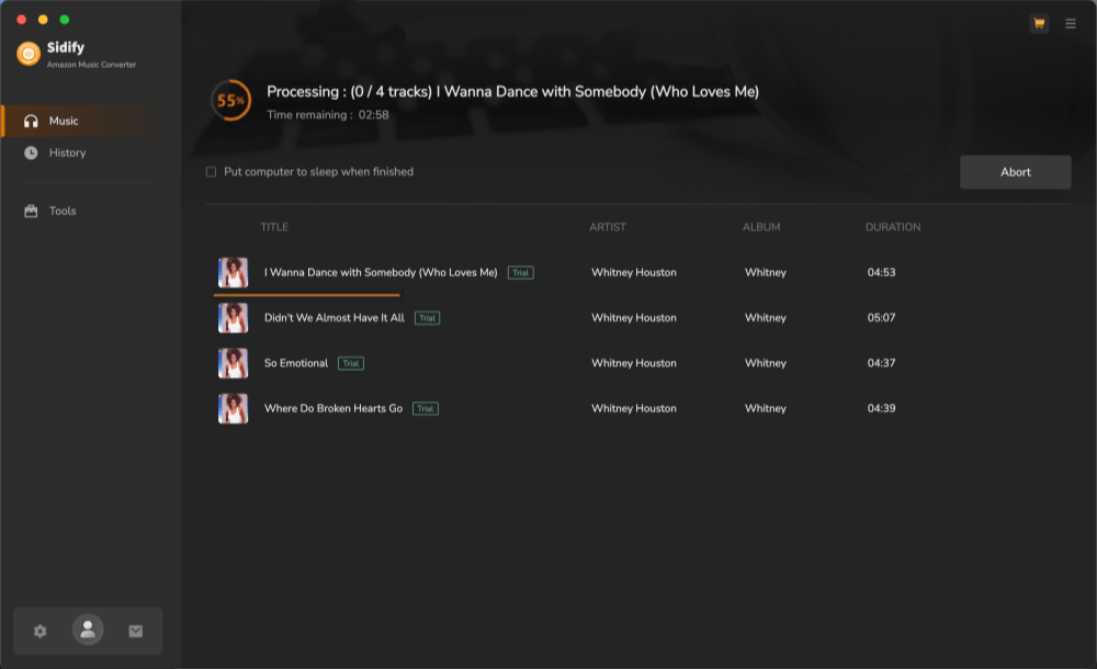 Downloading Amazon Music Songs via Sidify