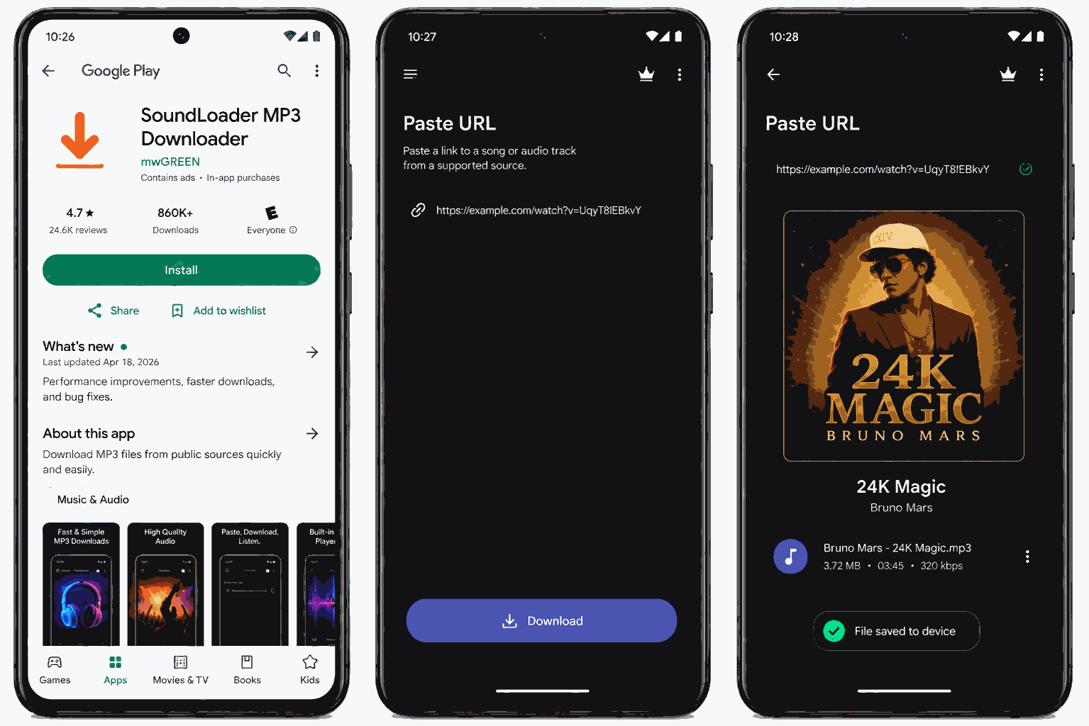 SoundLoader MP3 Downloader Interface