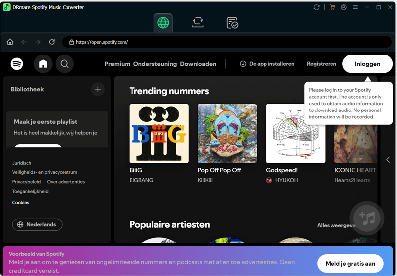 DRmare Spotify-muziekdownloader