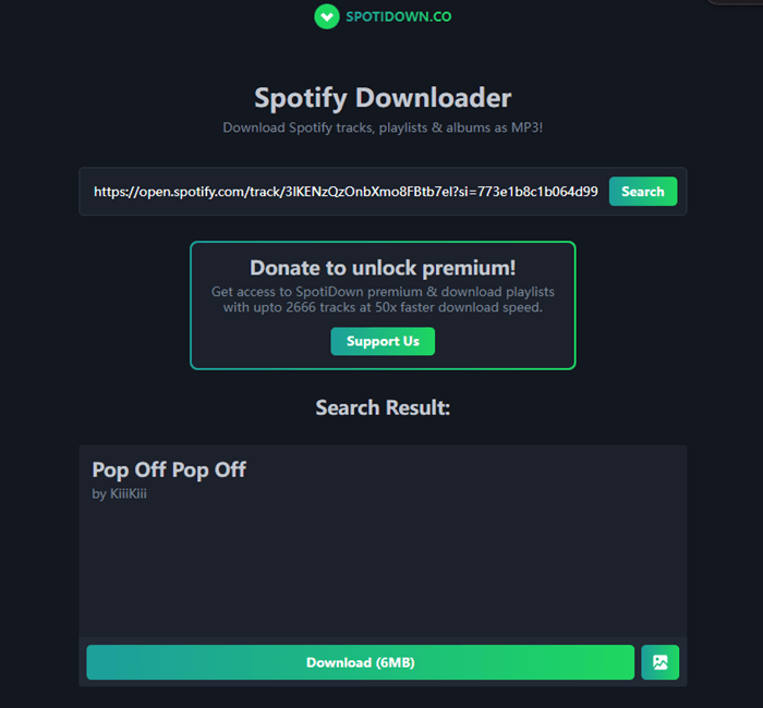 ALT: Online Spotify Downloader