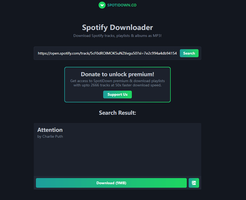 Convert Spotify to MP3 with Spotify-Downloader Online