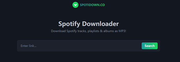 SpotifyDownloader의 인터페이스