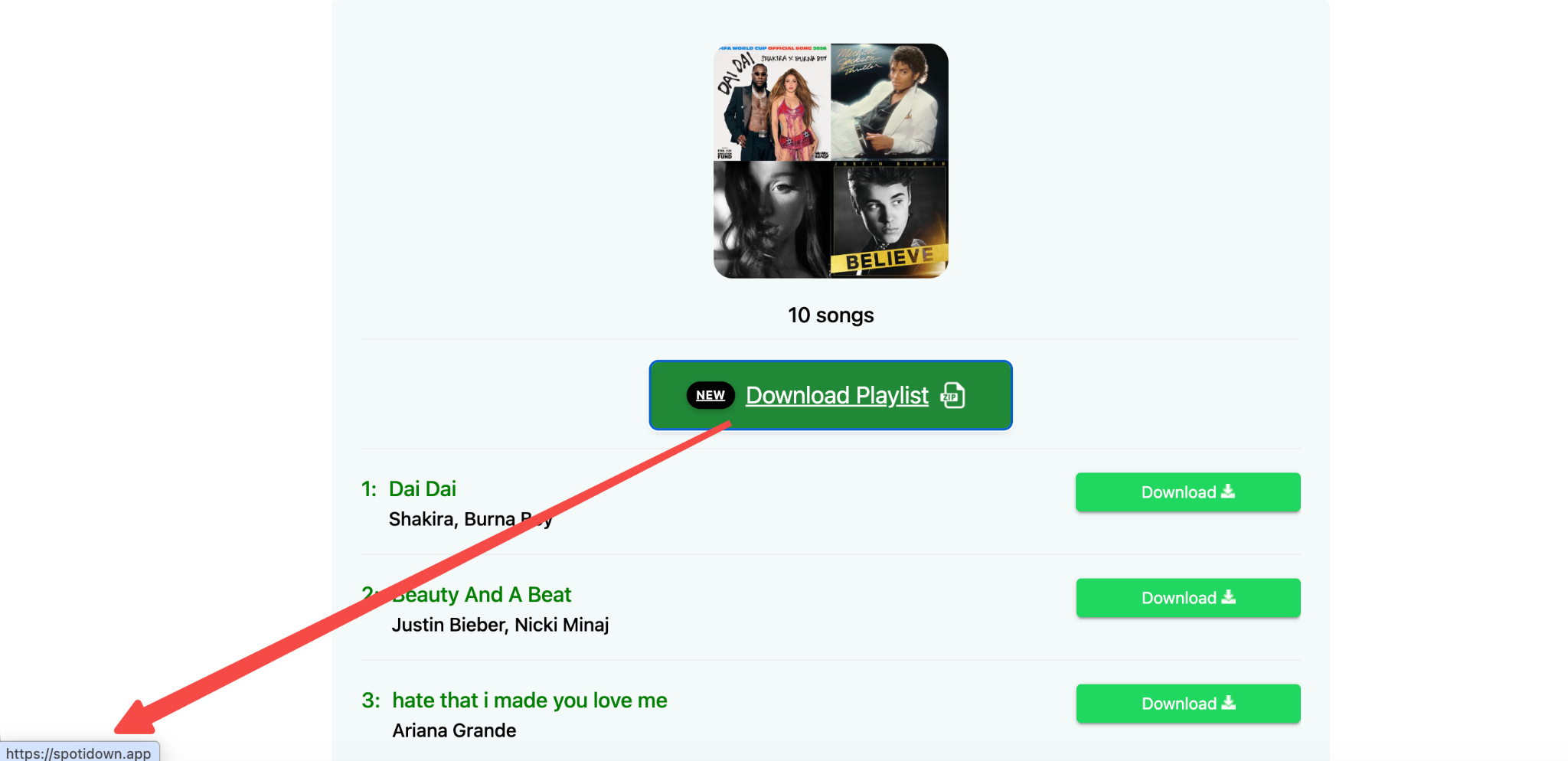 SpotifyMate download buttons redirecting to unrelated pages and product websites