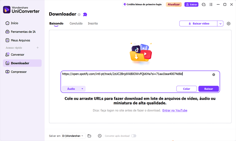 Downloader de lista de reprodução iMusic Spotify