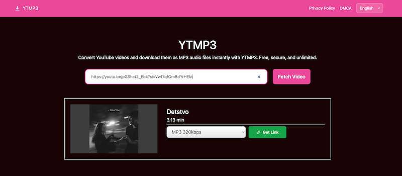 Домашняя страница Ytmp3